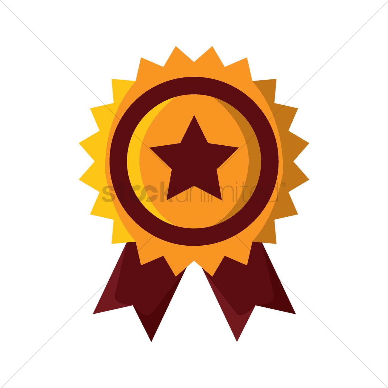 1300x1300 Award Ribbon Vector Image
