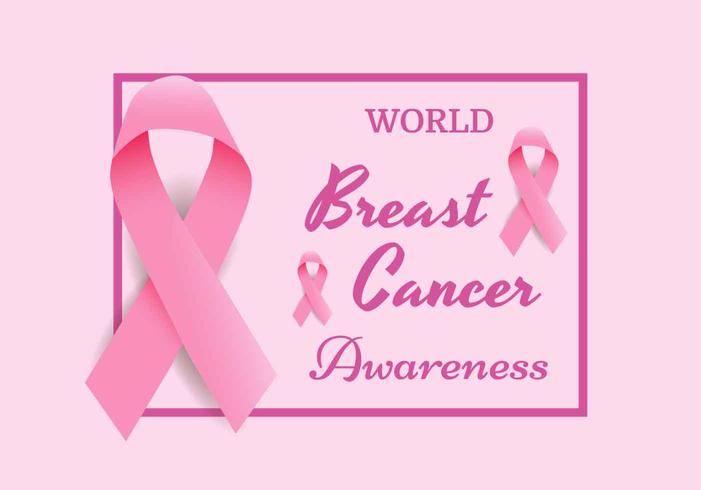 701x490 Breast Cancer Awareness Ribbon Vector