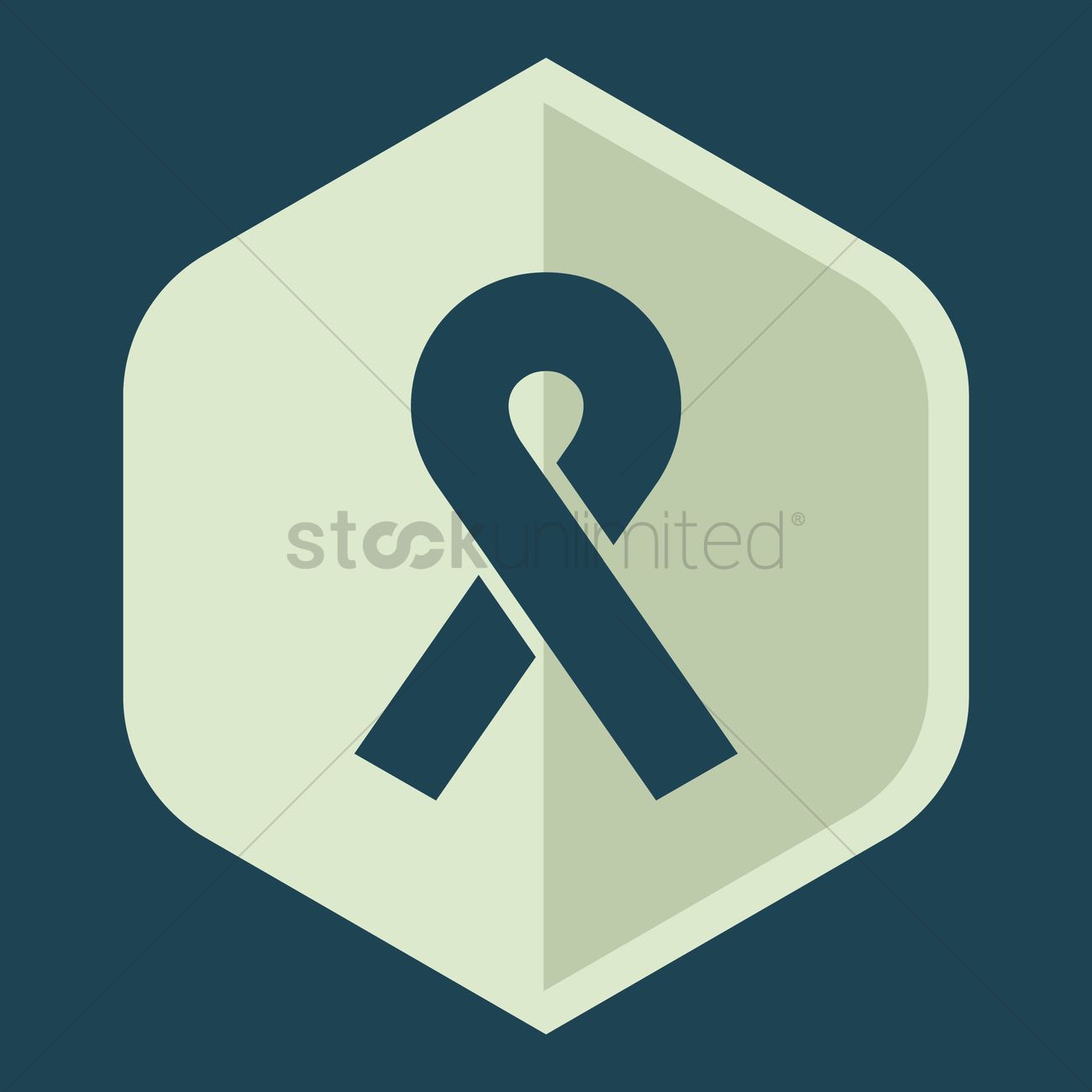1300x1300 Free Aids Awareness Ribbon Vector Image