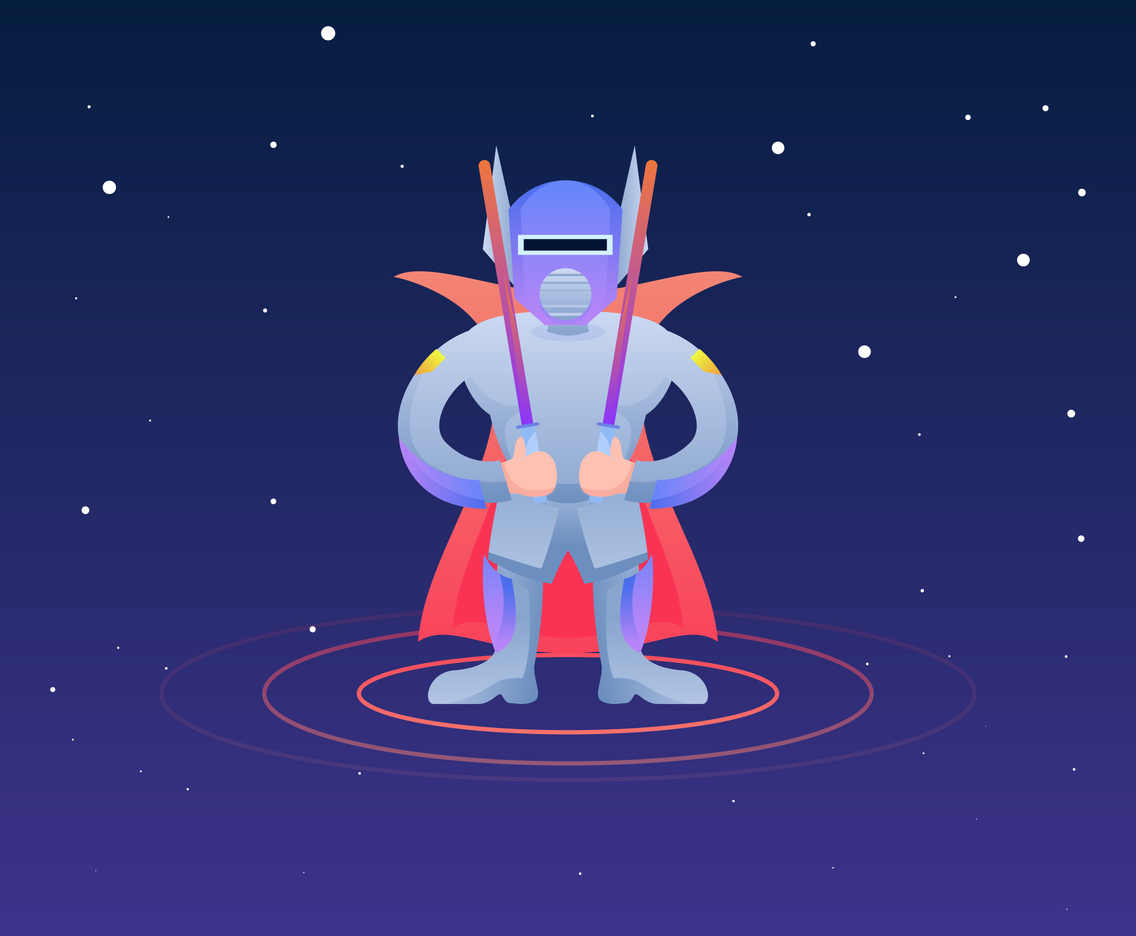 1136x936 Awesome Space Knight Vectors Vector Art Amp Graphics