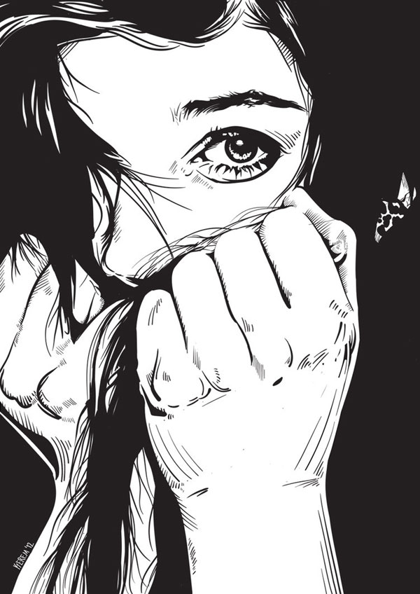 600x848 Cool Vector Art Portraits Web Amp Graphic Design Bashooka