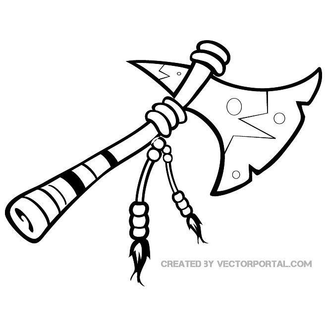 660x660 Indian Axe Free Vector 123freevectors