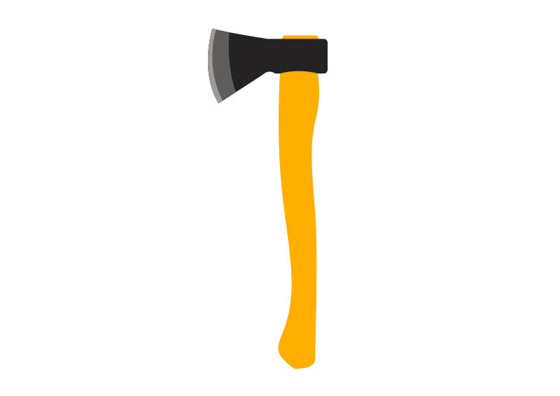 800x566 Axe Flat Vector