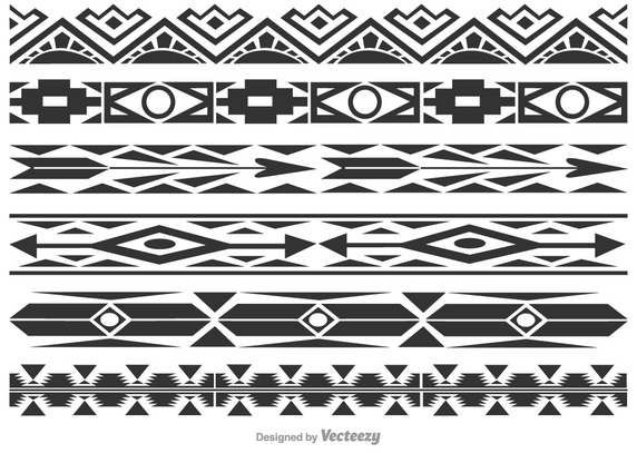 Aztec Border Vector at GetDrawings | Free download