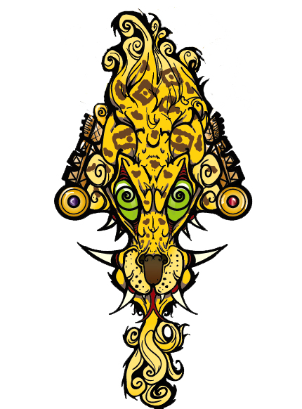 430x582 Aztec Vector Tattoo...thingy By Crowbawt