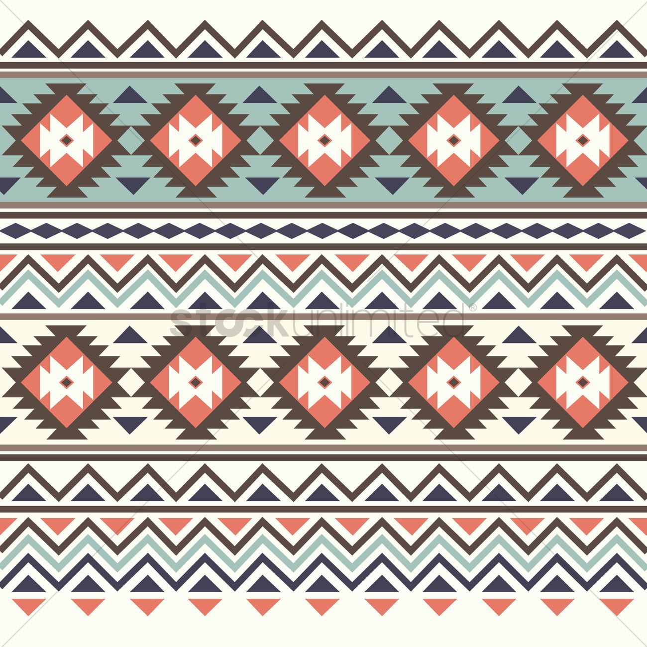 1300x1300 Aztec Background Design Vector Image