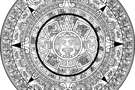 450x300 19 Aztec Vector Xiuhpohualli Huge Freebie! Download For Powerpoint