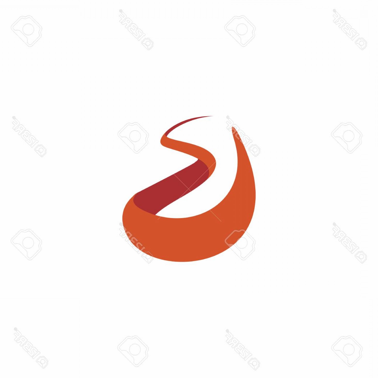 1560x1560 Photostock Vector Ribbon Formed Like A Letter B In Isolated