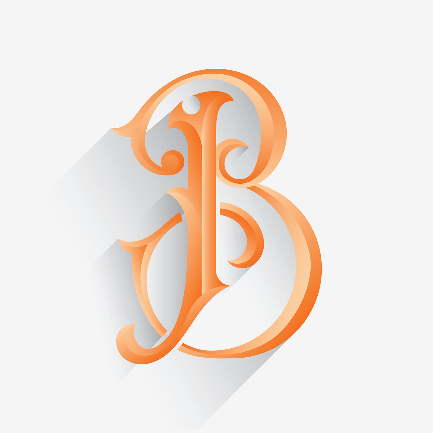 1400x1400 B Logo Free Vector Art