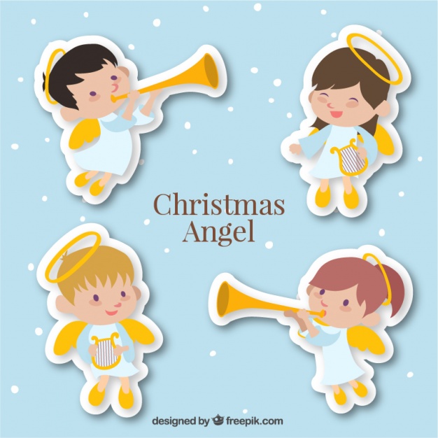 626x626 Angel Cartoon Image Group With Items