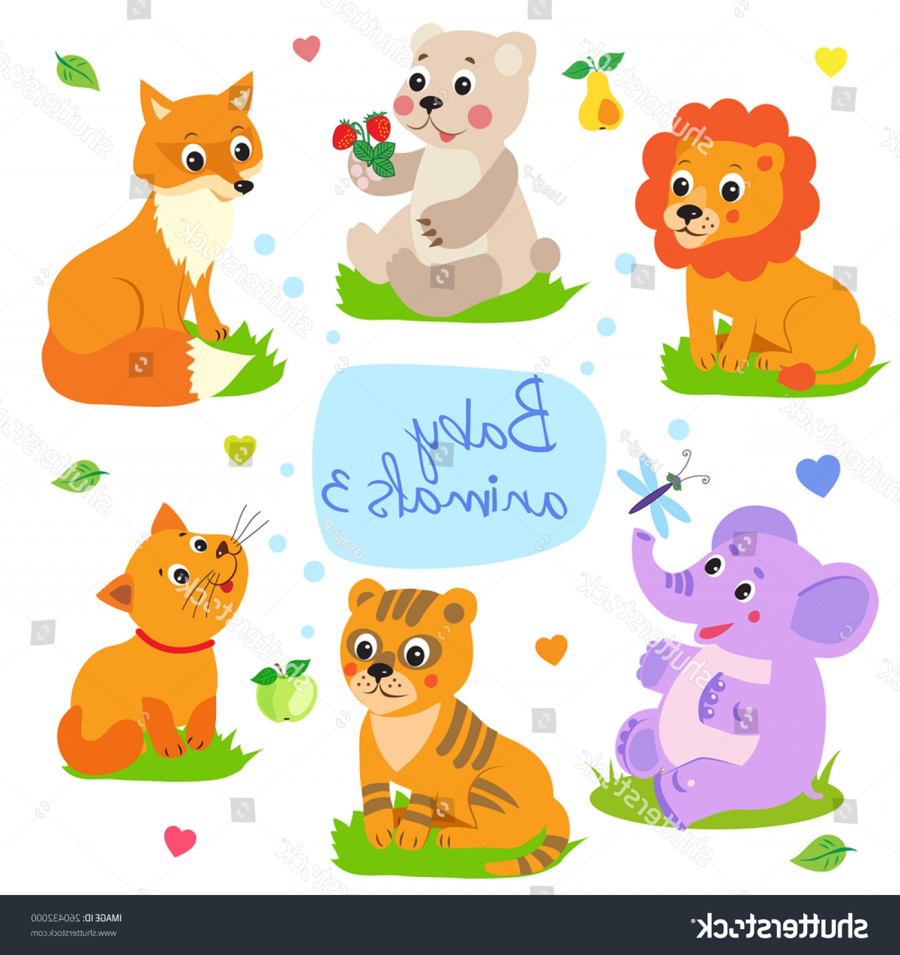 1800x1909 Vector Animal Fox Baby Rongholland