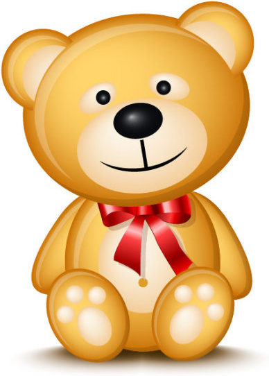 388x542 Cute Cartoon Teddy Bear Vector Free Vector In Encapsulated