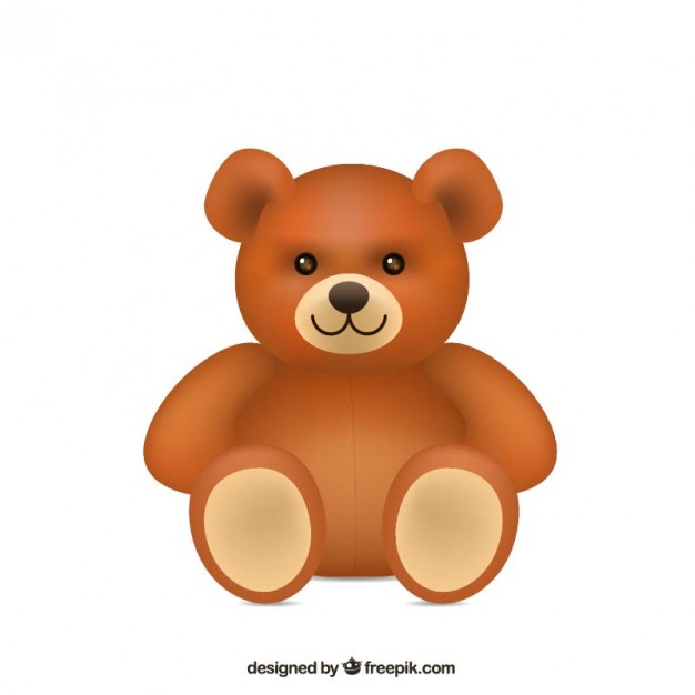 626x626 Cute Teddy Bear Vector Free Download