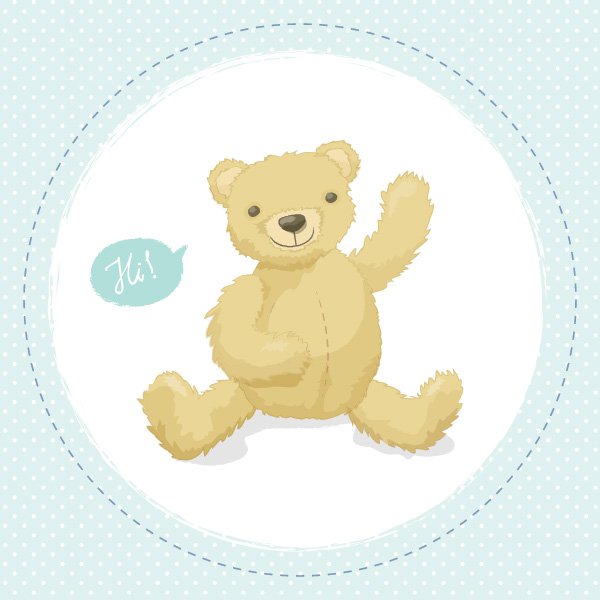 600x600 Teddy Bear Vector Graphic Vector Free Vector Download In .ai