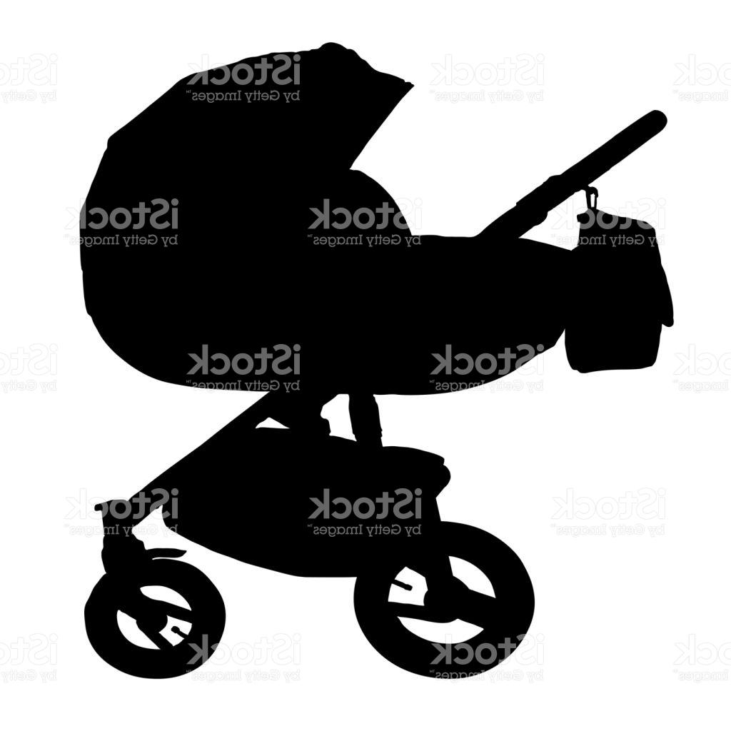 1024x1024 Best 15 Baby Carriage Silhouette Isolated Stroller Vector Image
