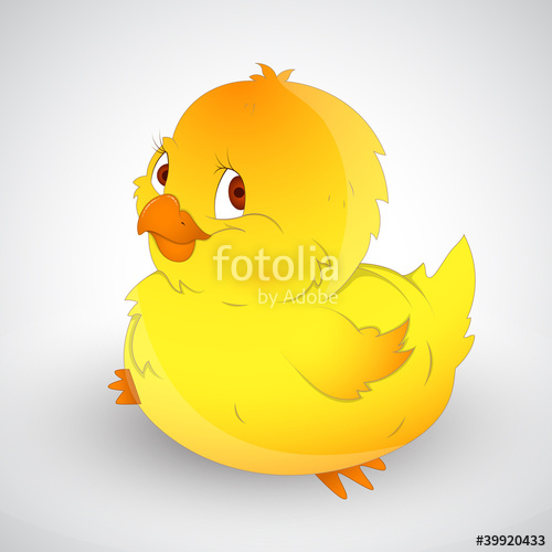 500x500 Cute Baby Chick Vector Stock Image And Royalty Free Vector Files
