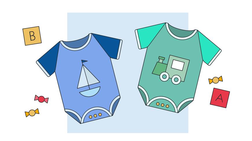 871x490 Baby Boy Clothes Vector