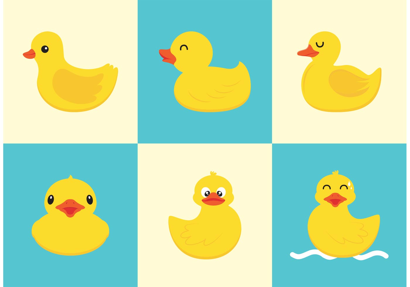 1400x980 Rubber Duck Vector Free