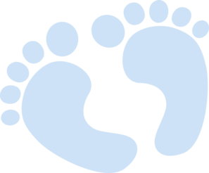 297x246 Blue Baby Feet Clip Art