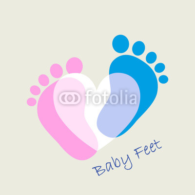 400x400 Baby Footprints