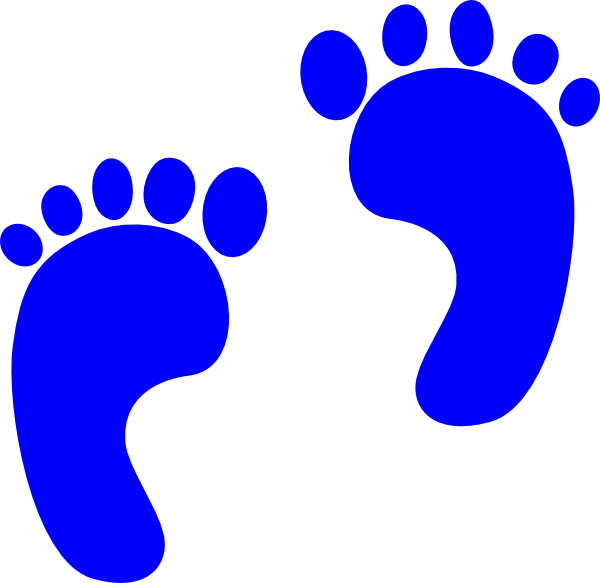 600x583 Footprint Vector