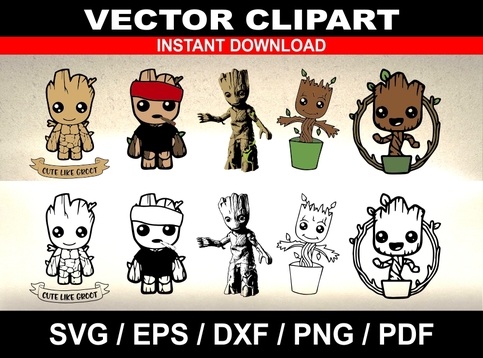 The best free Groot vector images. Download from 62 free vectors of ...