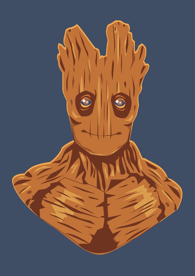 650x920 Groot Poster, An Art Print By [