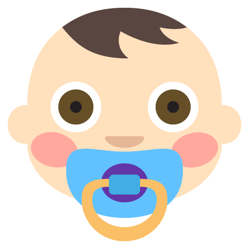 512x512 Baby Light Skin Tone Emoji Emoticon Vector Icon Free Download