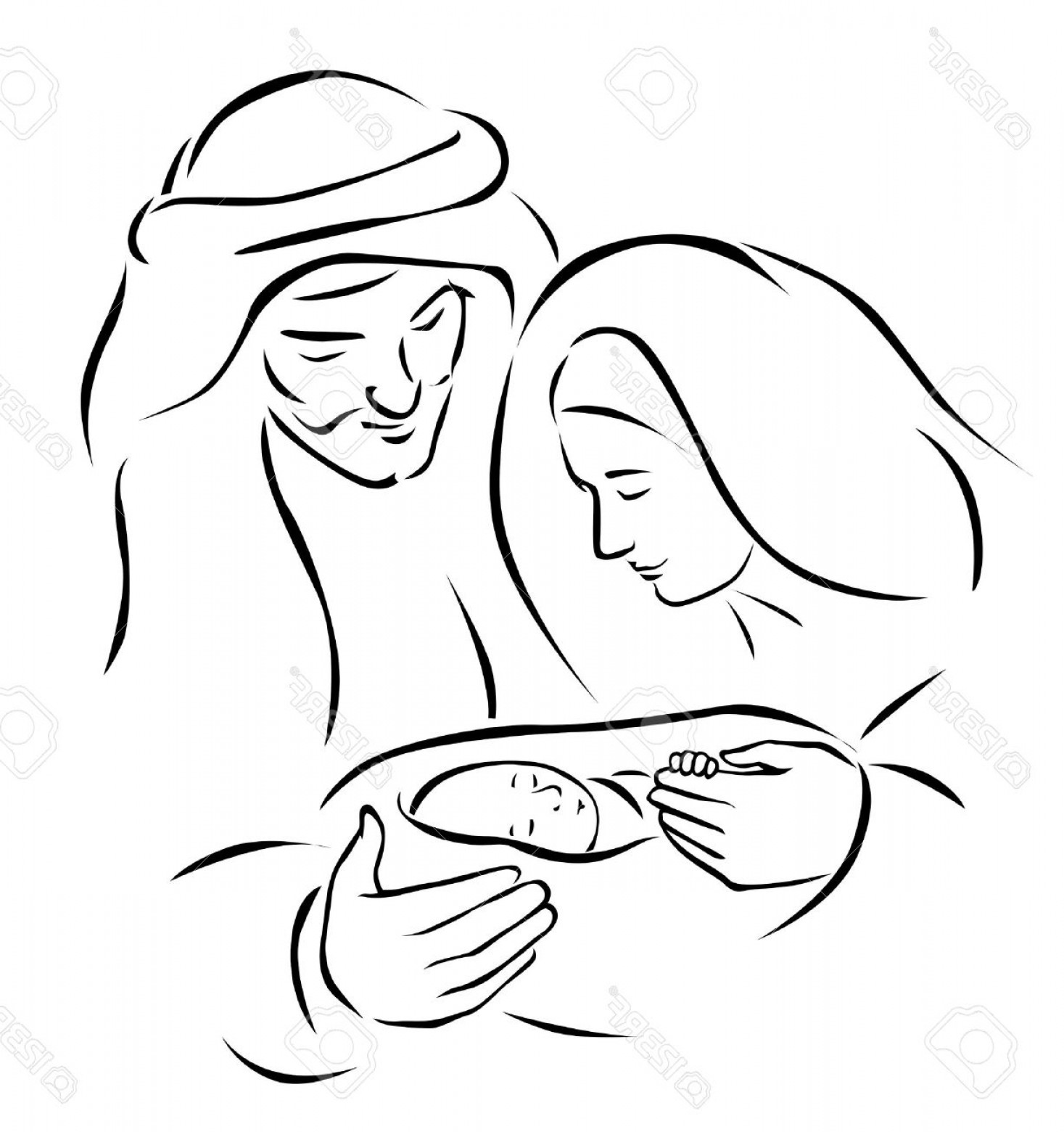 1467x1560 Photochristmas Nativity Scene With Holy Family Baby Jesus Virgin