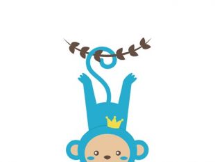 310x233 Free Vector Baby Monkey Free Vectors Ui Download