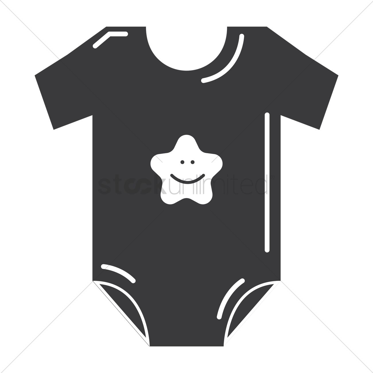 Download Baby Onesie Vector at GetDrawings.com | Free for personal ...
