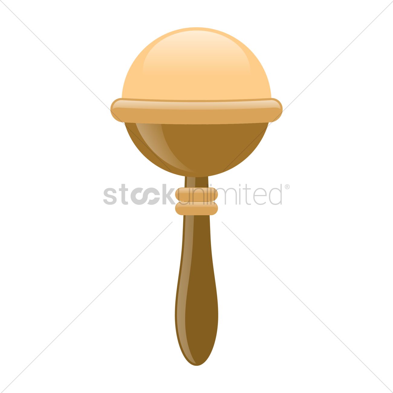 1300x1300 Free Baby Rattle Vector Image