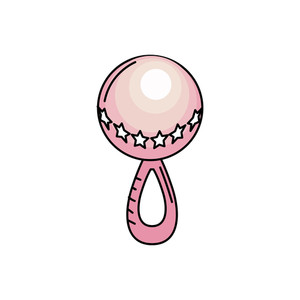300x300 Baby Rattle Royalty Free Vectors
