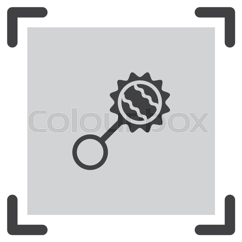 800x800 Baby Rattle Vector Icon. Kid Toy Symbol. Stock Vector Colourbox