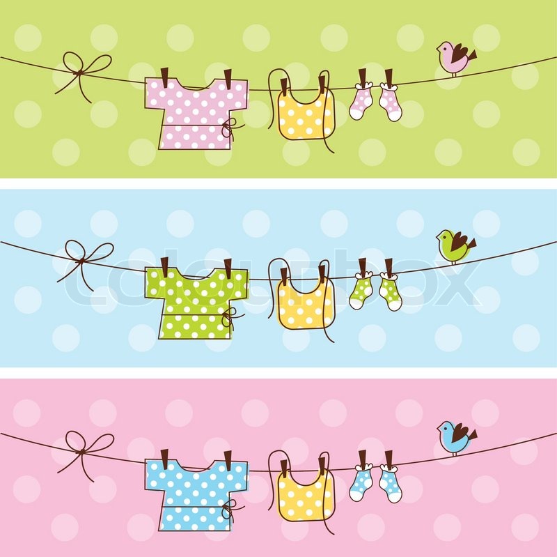 800x799 Baby Shower Banners Stock Vector Colourbox