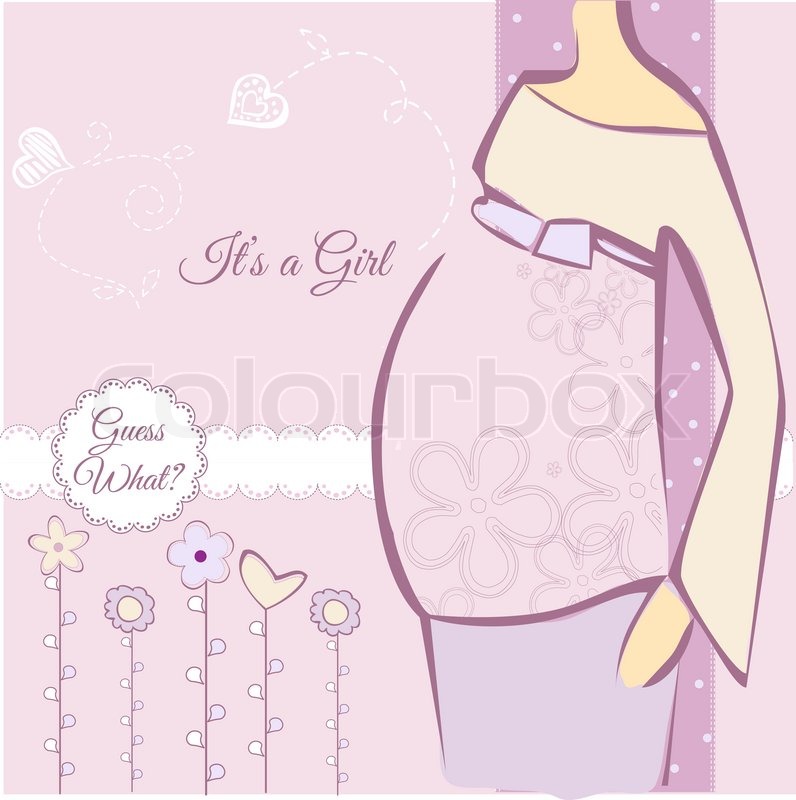 796x800 Baby Shower Invitation Stock Vector Colourbox