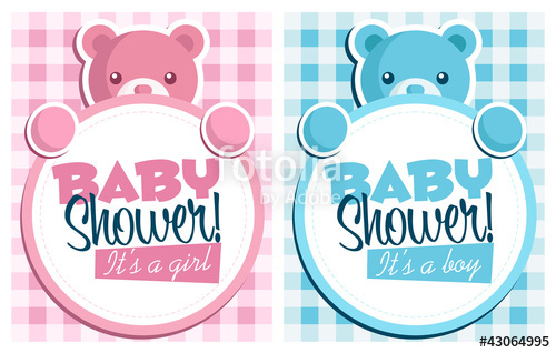 500x318 Baby Shower Invitation Cards Stock Image And Royalty Free Vector