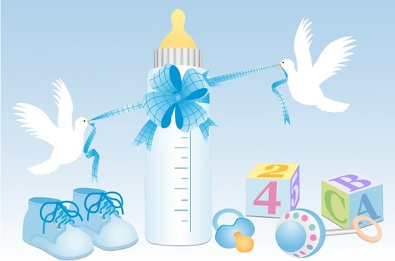 558x368 Baby Shower Free Vector Download (1,098 Free Vector) For