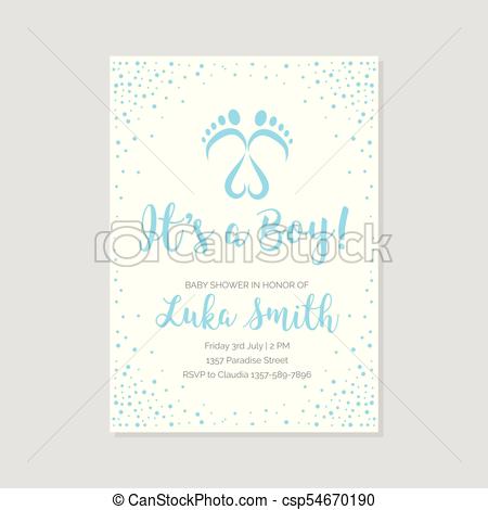 450x470 Baby Shower Vector Illustration.