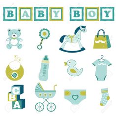 236x236 Newborn Baby Stuff Icons Set