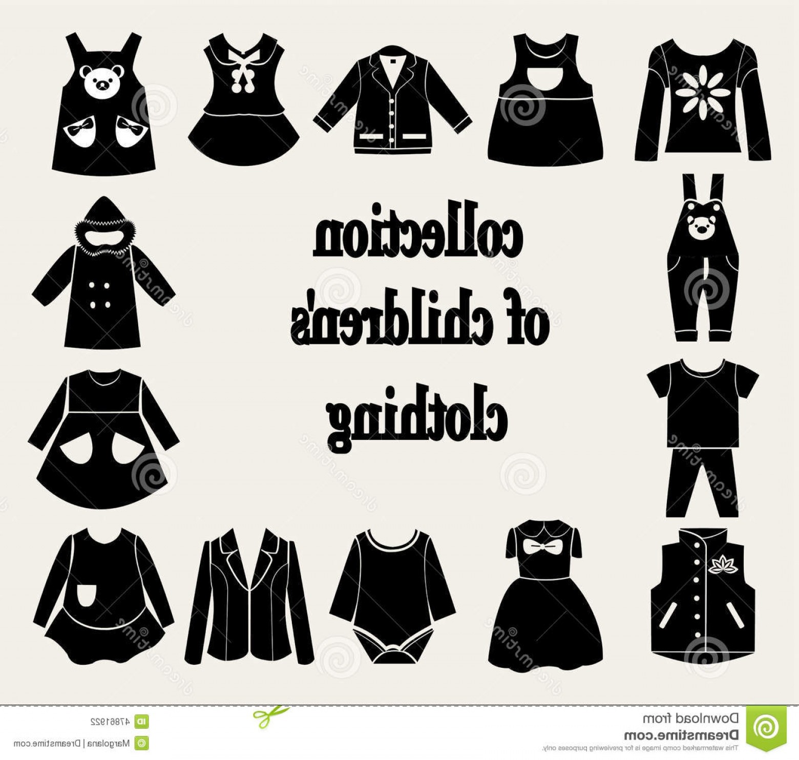 1560x1484 Stock Illustration Collection Children S Clothing Vector Baby