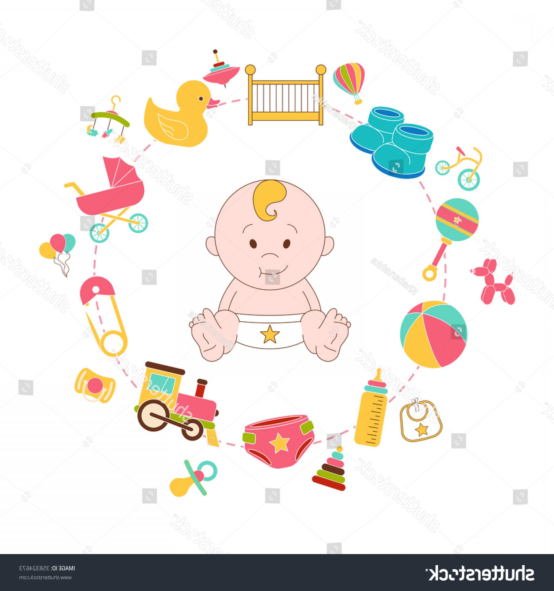 1800x1920 Baby Stuff Doodle Elements Set Babies Arenawp