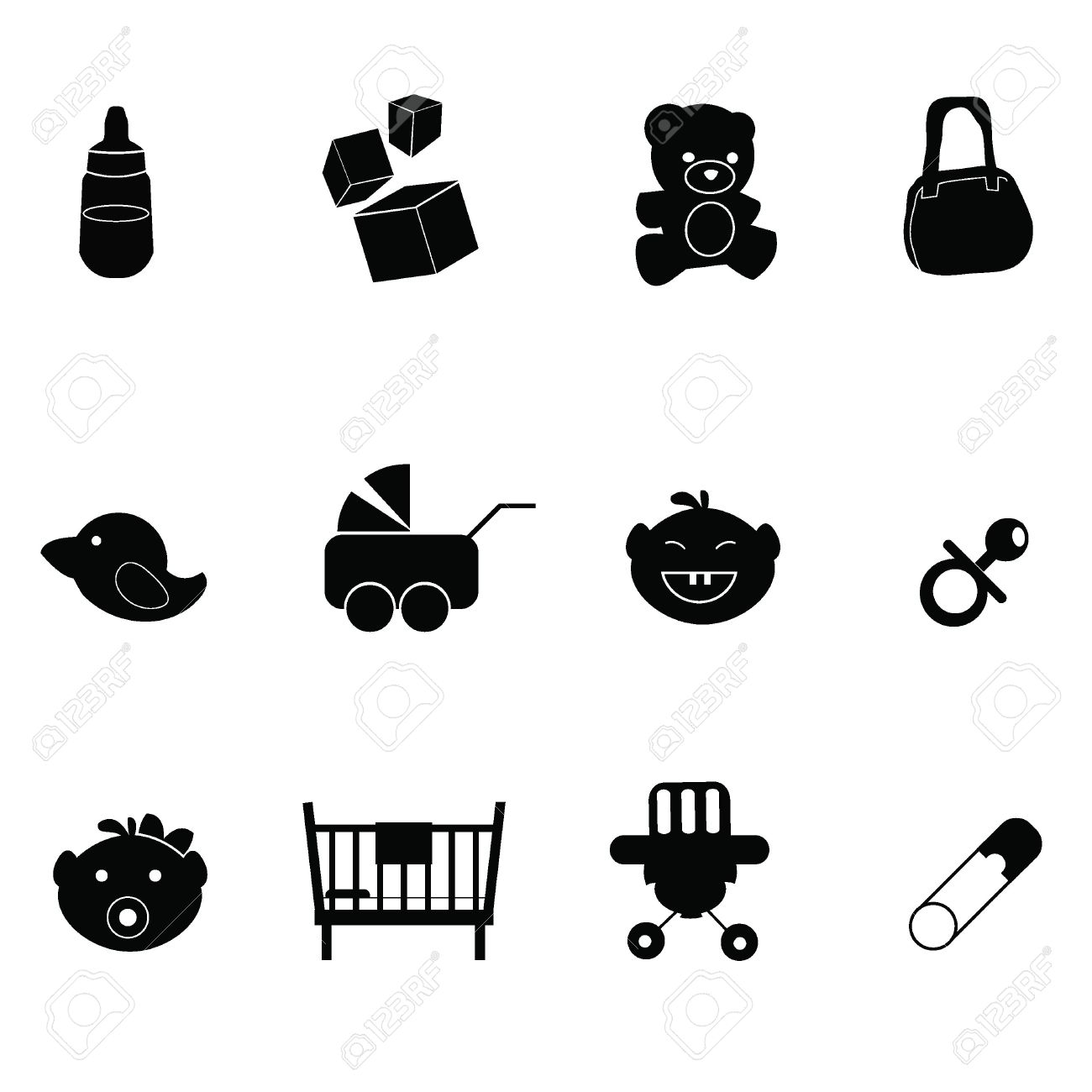 1300x1300 Baby Stuff Icons Free Icons