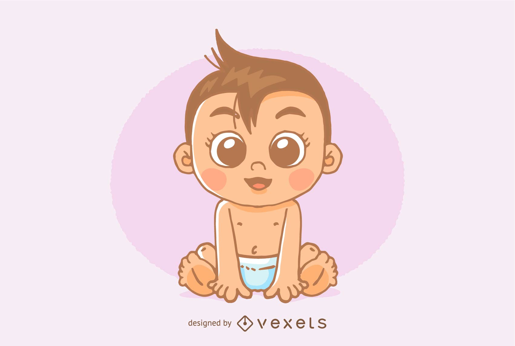 1701x1142 Cute Baby Vector