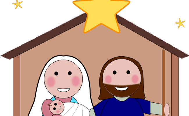 650x400 Collection Of Free Baby Vector In Manger. Download On Ubisafe