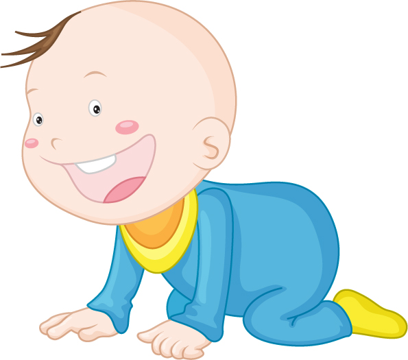 595x525 Cute Baby Vector Free Vector 4vector