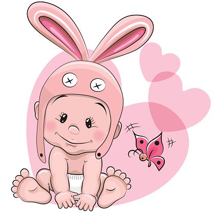 416x416 Cute Cartoon Baby Vector Art Illustration Shylynn