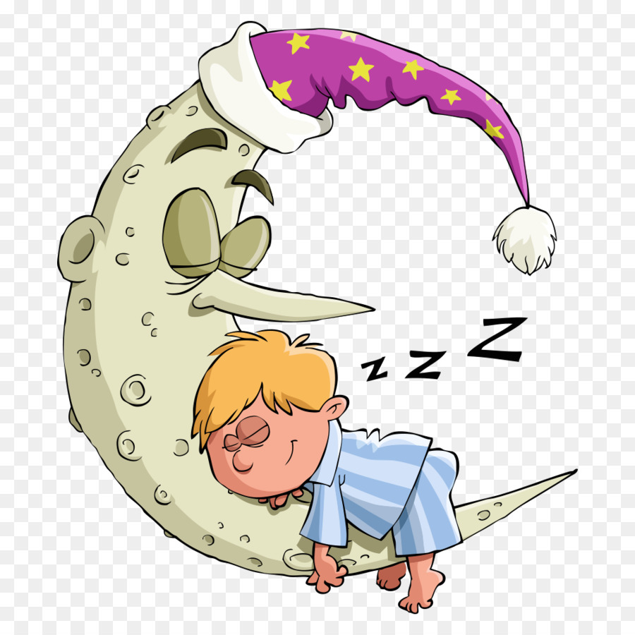 900x900 Sleep Cartoon Moon Illustration