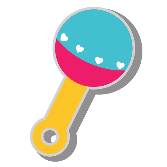 550x550 Bib Icon. Baby Concept. Vector Graphic