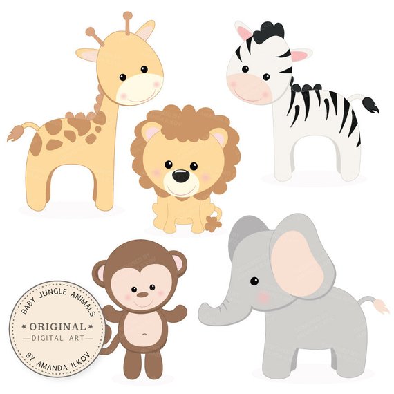 570x570 Cute Baby Animals Vector Download